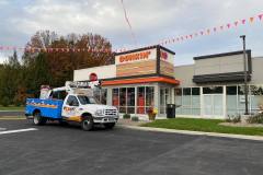 Installed channel letters in Coopersburg, PA for Dunkin, view 1