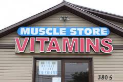 Muscle Store Channel Lettering in Easton PA