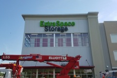 D-Signs & Awnings installing Channel Letters for Extra Space Storage