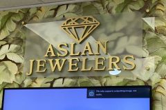 3D metal signs in Doylestown hung in a business