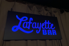 Lafayette Bar Hanging Sign