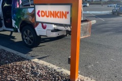 Dunkin Hanging Sign