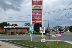 Customized monument signs in Lehighton