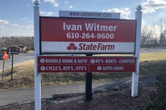 Custom monument sign in Stroudsburg